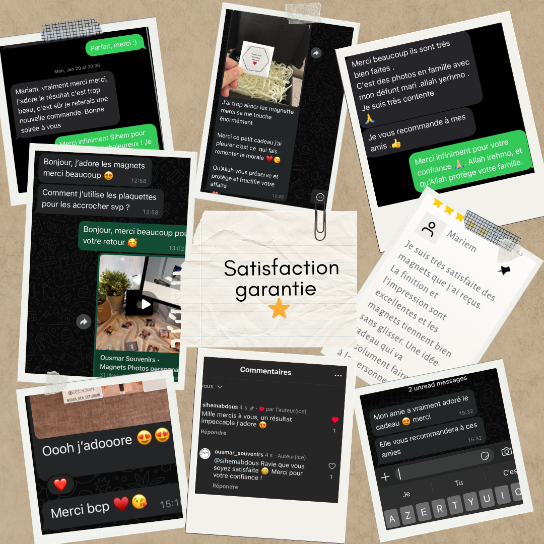 Template Canva - Magnet photo 50x50 mm – Ousmar Souvenirs